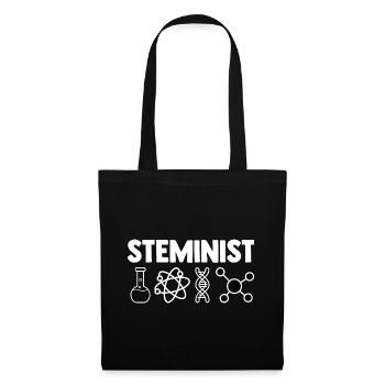 Steminist Software Developer Coder Nerd Conmputer - Stoffbeutel - Schwarz - Vorne