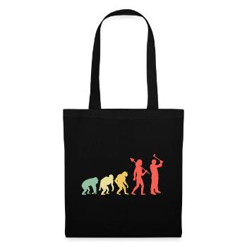 Evolution Axe Throwing Target Hatchet Thrower - Tote Bag - black - Front