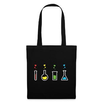 Chimie Amoureux - Sac en tissu - noir - Devant