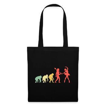 Evolution Dancing For Dancing Dancer Choreography - Tote Bag - black - Front
