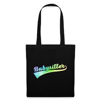 Babysitter Graphic Daycare Provider Daycare Teach - Stoffbeutel - Schwarz - Vorne