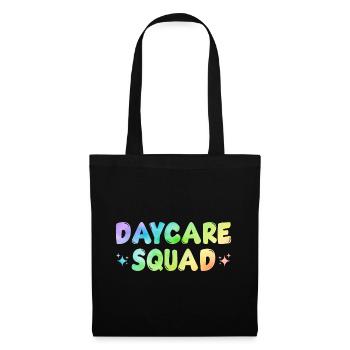 Daycare Squad Daycare Provider Daycare Teacher Pre - Stoffbeutel - Schwarz - Vorne