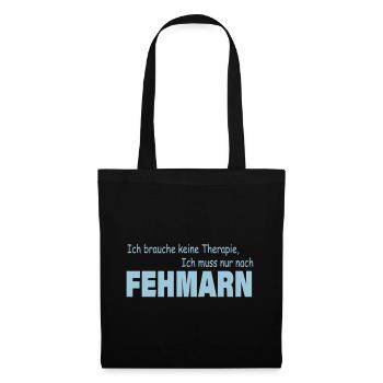 Therapie FEHMARN - Stoffbeutel - Schwarz - Vorne