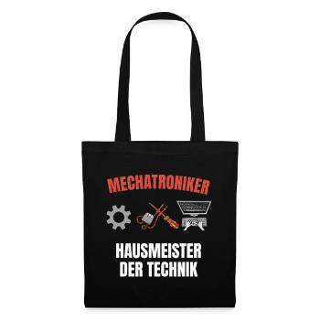 Mechatroniker Spruch für die Ausbildung 2022 - Stoffbeutel - Schwarz - Vorne