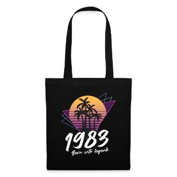 SW 1983 né dans la légende - Sac en tissu - noir - Devant