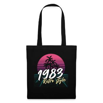 SW 1983 retro style - Tote Bag - black - Front