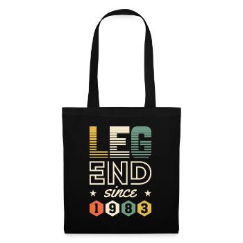 Legend since 1983 - Tote Bag - black - Front