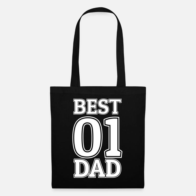 Best Dad - Stoffbeutel - Schwarz