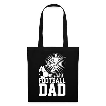 Crazy Football Dad - Tote Bag - black - Front