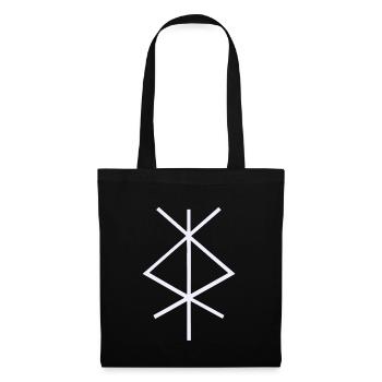 Protection Runes Isa Inguz Algiz - Tote Bag - black - Front