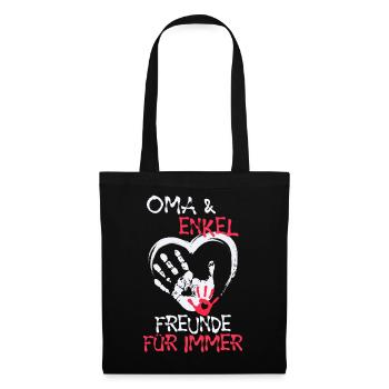 Lieblingsoma Oma Großmutter Statement Ruhestan - Stoffbeutel - Schwarz - Vorne
