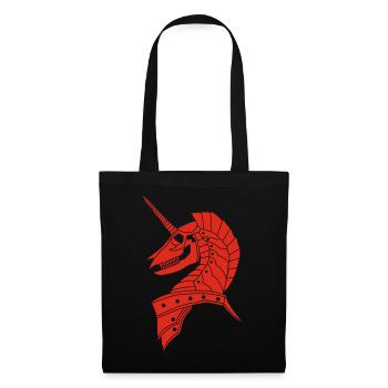Red Gothic Unicorn - Tote Bag - black - Front