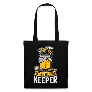 beekeeper beekeeper bees honey bee beekeeping - Tote Bag - black - Front
