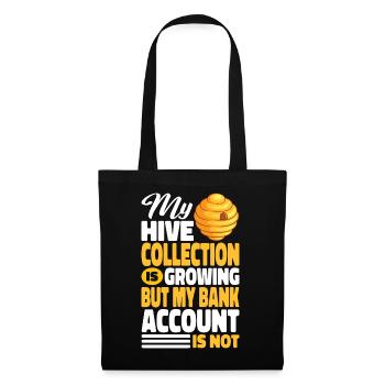 beekeeper beekeeper bees honey bee beekeeping - Tote Bag - black - Front