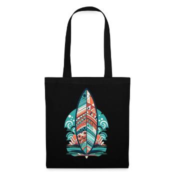 Surfboard - Tote Bag - black - Front