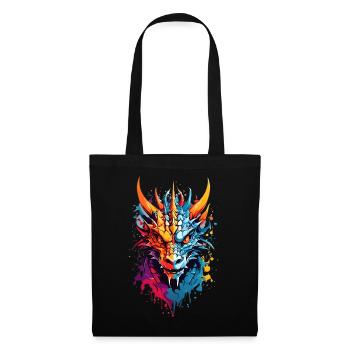 Cool Dragon - Tote Bag - black - Front
