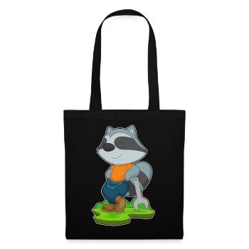 Raccoon Mechanic Wrench Workshop - Tote Bag - black - Front