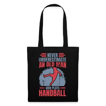 Handball Grandfather - Tote Bag - black - Front