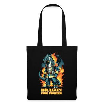 Dragon Fire Brigade - Tote Bag - black - Front