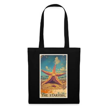 Étoile de mer Étoile de mer - Sac en tissu - noir - Devant