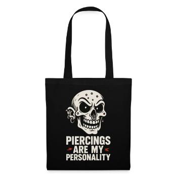 Piercing Addict Body Mod Enthusiast - Sac en tissu - noir - Devant