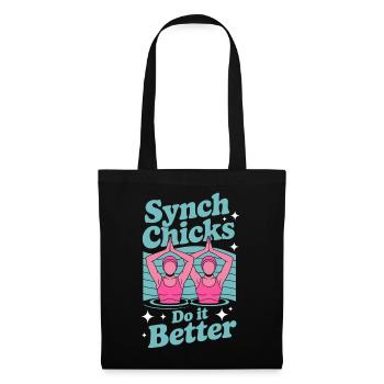 Natation synchronisée Natation artistique Sports nautiques - Sac en tissu - noir - Devant