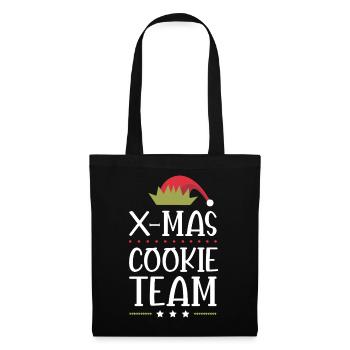 L’équipe des biscuits de Noël - Sac en tissu - noir - Devant