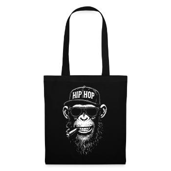 Hip Hop Chimp Cap Sonnenbrille - Stoffbeutel - Schwarz - Vorne