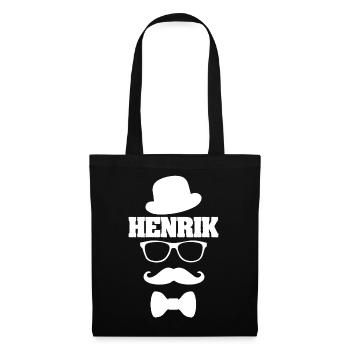 Henrik - Stoffbeutel - Schwarz - Vorne