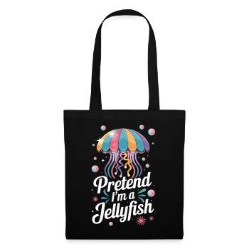Faites comme si j’étais une méduse Expression de méduse colorée pour - Sac en tissu - noir - Devant