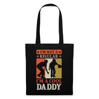 Cool Daddy Funny Dad Shirt - Tote Bag - black - Front