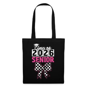 Abschlussjahrgang Abschlussjahrgang 2026 - Stoffbeutel - Schwarz - Vorne