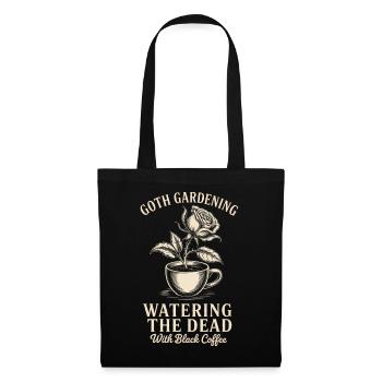 Gothic Garden Coffee Art - Tote Bag - black - Front