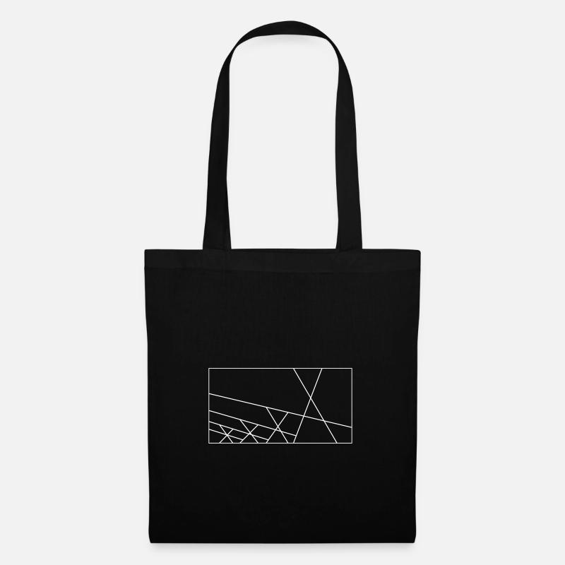 Black Line - Tote Bag - black