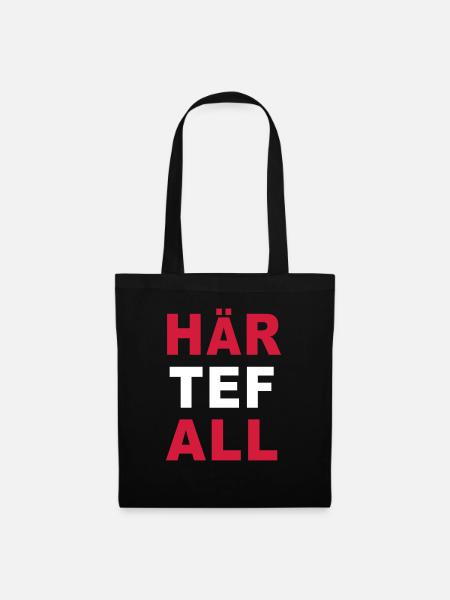 Härtefall Ö - Stoffbeutel - Schwarz