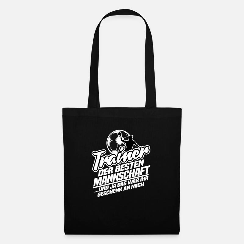 Trainer Handball Geschenk Coach Handballtrainer - Stoffbeutel - Schwarz