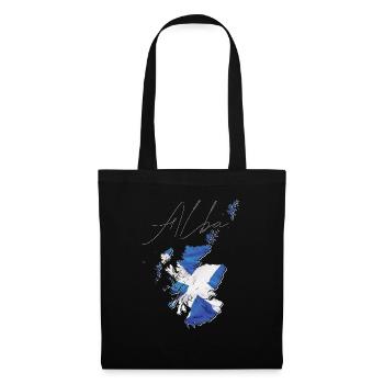 Scotland Flag in Scotland Map SC - Tote Bag - black - Front