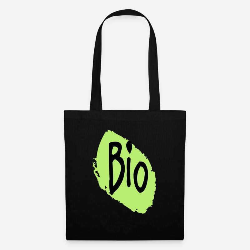 bio - nachhaltig und ökologisch - Stoffbeutel - Schwarz
