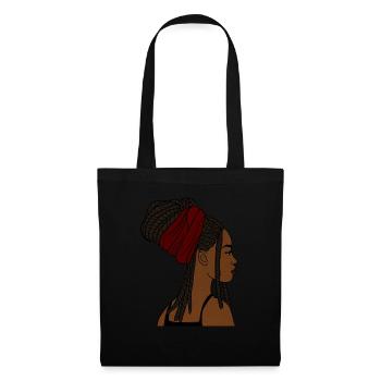 Rasta Woman African Afro Melanin - Tote Bag - black - Front