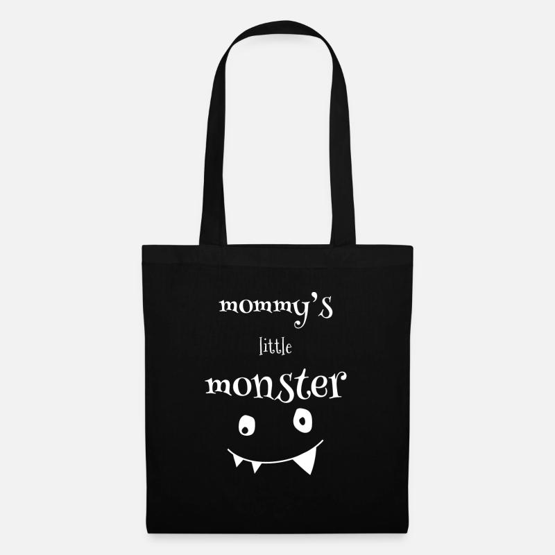 Mamas kleines Monster - Stoffbeutel - Schwarz