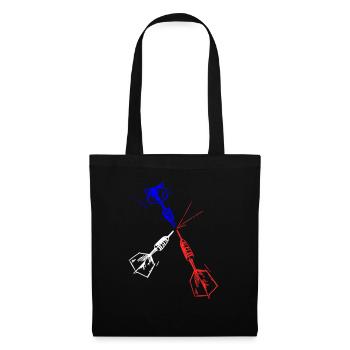 Fléchettes couleur nationale de votre joueur préféré - Sac en tissu - noir - Devant