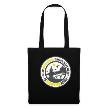 Mantrailing Mantrailer Team Hund Hundesport - Stoffbeutel - Schwarz - Vorne
