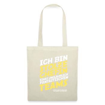 Fier patron d’un fantastique bureau de chef d’équipe - Sac en tissu - nature - Devant