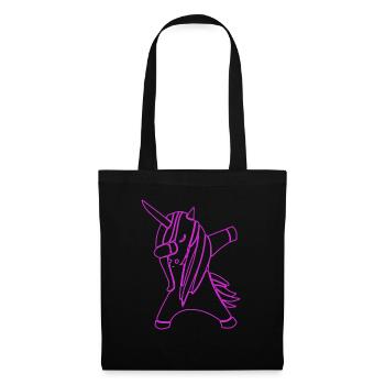 dabbing unicorn unicorn - Tote Bag - black - Front