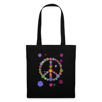 Limited Edition 69 Flower power - Tote Bag - black - Front