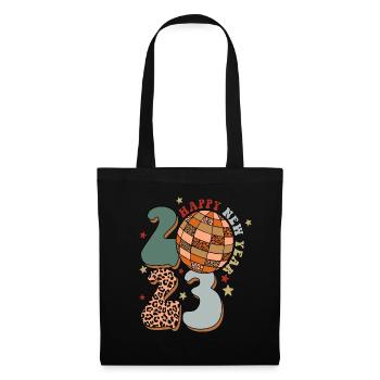 Joyeux Nouvel An 2023 Réveillon du Nouvel An Noël - Sac en tissu - noir - Devant