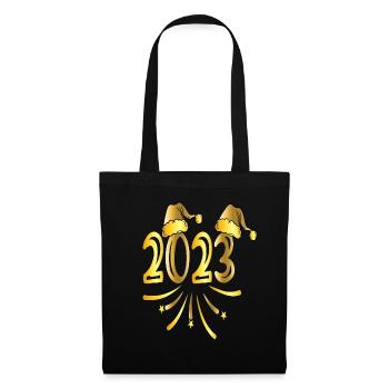 Happy New Year 2023 New Year's Eve Christmas - Tote Bag - black - Front