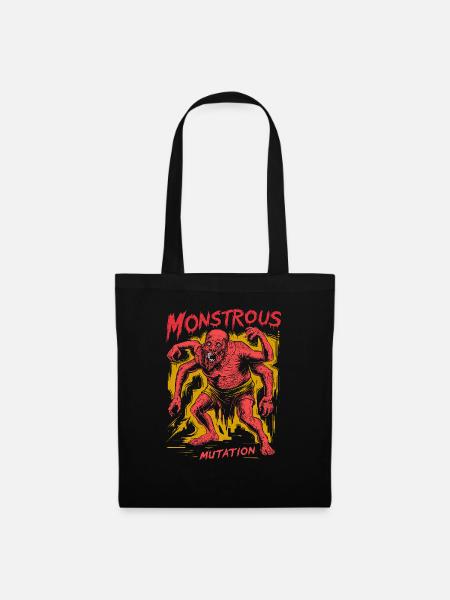 Monströs - Stoffbeutel - Schwarz