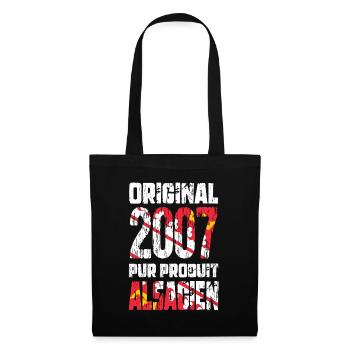 18th birthday - Original - 2007 - Alsatian - Tote Bag - black - Front