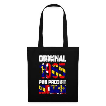 Anniversaire 60 ans - Original - 1965 Bourguignon - Sac en tissu - noir - Devant